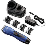 Andis 68205 Cordless Pulse Ion Adjustable Blade Clipper, Professional Animal/Dog Grooming, Blue, RBC