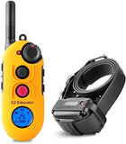 Bundle of 2 Items - E-Collar - EZ-900 - 1/2 Mile Remote Waterproof Trainer Easy Educator - Static, Vibration and Sound Stimulation Collar With PetsTEK Dog Training Clicker Training Kit