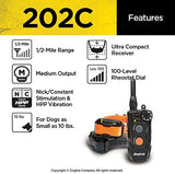 Dogtra 202C Two Dog Remote Training Collar - 1/2 Mile Range, Rechargeable, Waterproof - Plus 1 iClick Training Card, Jestik Click Trainer - Value Bundle