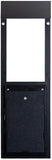 Dragon Window Pet Door | Double Flap, Dark Bronze (Black) Frame| Medium Flap (Pets Up to 15" Tall), Window Height (34" - 37") | Includes Locking Cover | Energy Efficient, Sturdy, Low Cost
