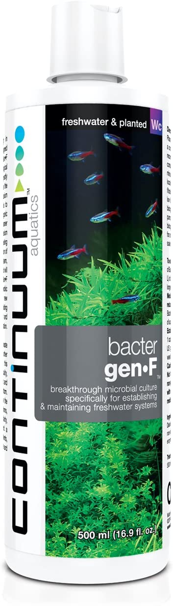 Continuum Aquatics Bacter Gen F - Water Conditioner for Establishing & Maintaining Freshwater Systems, 20 Liter (QBGF20L)