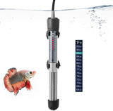 HITOP 25W 50W Adjustable Aquarium Heater, Submersible Fish Tank Heater Thermostat with Suction Cup (50W)