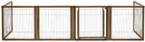 Richell 3-in-1 Convertible Elite Pet Gate, 6-Panel