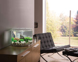 Tube 35 Aquarium with Standard Light - 9.2 Gallon, White