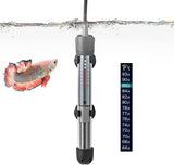 HITOP 25W 50W Adjustable Aquarium Heater, Submersible Fish Tank Heater Thermostat with Suction Cup (50W)
