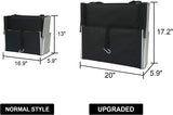 maxpama Extra Wide Aluminum Folding Dog Ramp for Large Dogs Portable Dog Car Step Dog Stair with Nonslip Surface Foldable Pet Stair for High Bed Truck and SUV Lightweight Pet Ladder Support to 200 Lbs