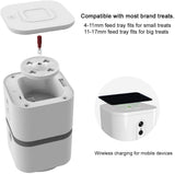 SKYMEE Petalk AI II Dog Camera Automatic Treat Dispenser, WiFi Full HD Pet Camera with 180° Pan Full-Room View,Night Vision,Two Way Audio for Dogs and Cats,Compatible with Alexa (2.4G WiFi Only)