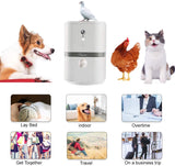SKYMEE Petalk AI II Dog Camera Automatic Treat Dispenser, WiFi Full HD Pet Camera with 180° Pan Full-Room View,Night Vision,Two Way Audio for Dogs and Cats,Compatible with Alexa (2.4G WiFi Only)
