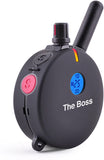 E-Collar ET-802-1 Mile Rechargeable Remote Waterproof Trainer for Two Dogs - Static, Vibration and Sound Stimulation Collar with PetsTEK Dog Training Clicker