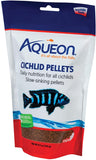 Aqueon Cichlid Slow Sinking Fish Food Pellets, Medium Size, 25 Ounce