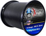 Electric Dog Fence Wire 14 Gauge 1000 Ft - Heavy Duty Core Electric Dog Fence Boundary Wire - Compatible with All In-Ground Pet Fence Systems