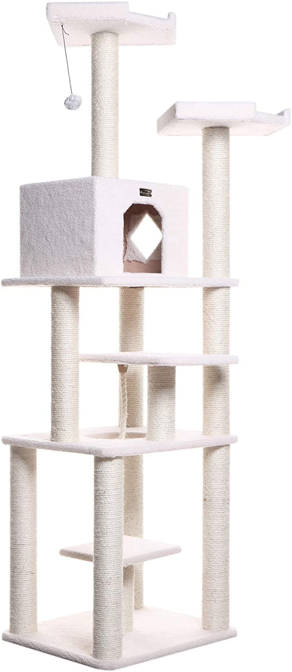 Armarkat Cat Tree Model B7801, Alabaster, 32