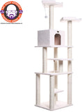 Armarkat Cat Tree Model B7801, Alabaster, 32"(L)X27"(W)X78"(H)