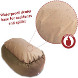 52 inch Khaki Bagel Dog Bed By Majestic Pet Products