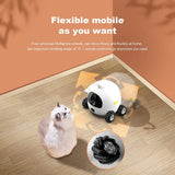 obexx Smart Pet Camera, Smart Companion Robot for Pets, Dog Treat Dispenser, Movable 1080P Full HD WiFi pet Camera Night Vision, 2way Video and Audio via Smart Phone App (2.4G WiFi ONLY) White