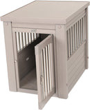 New Age Pet ecoFLEX Pet Crate/End Table, Medium, Grey