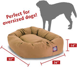 52 inch Khaki Bagel Dog Bed By Majestic Pet Products