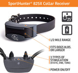 SportDOG Brand SportHunter 1/2 Mile Remote Trainer - New X-Series - Waterproof, Rechargeable Dog Training E-Collar with Static, Vibrate, and Tone - 3 Dog Expandability