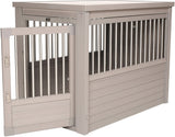New Age Pet ecoFLEX Pet Crate/End Table, Medium, Grey