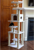 Armarkat Cat Tree Model B7801, Alabaster, 32"(L)X27"(W)X78"(H)