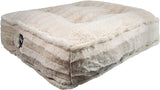 Bessie and Barnie Natural Beauty Luxury Extra Plush Faux Fur Rectangle Pet/Dog Bed (Multiple Sizes)