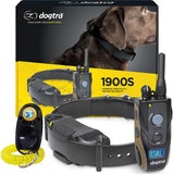 Dogtra 1900S Remote Training Collar - 3/4 Mile Range, Waterproof, Rechargeable, 127 Training Levels, Vibration - Includes PetsTEK Dog Training Clicker
