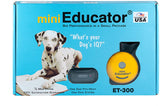 Mini Educator Dog Training e Collar - Educator ET-300 Remote Trainer System - Waterproof - Vibration Tapping Sensation with Bundle Soft Pet Grooming Glove