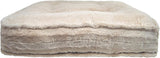 Bessie and Barnie Natural Beauty Luxury Extra Plush Faux Fur Rectangle Pet/Dog Bed (Multiple Sizes)