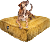 Bessie and Barnie Honeymoon Luxury Extra Plush Faux Fur Rectangle Pet/Dog Bed (Multiple Sizes)