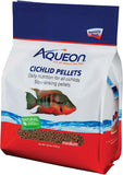 Aqueon Cichlid Slow Sinking Fish Food Pellets, Medium Size, 25 Ounce