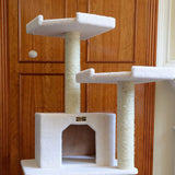Armarkat Cat Tree Model B7801, Alabaster, 32"(L)X27"(W)X78"(H)