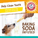 Arm & Hammer for Pets Fruit Twisters Dental Treats for Dogs, Value Pack, 57 Pieces - 6 Pack | Blueberry Flavored Dog Dental Chews Fight Bad Breath, Plaque & Tartar Without Brushing | Dog Dental Care