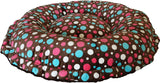 BESSIE AND BARNIE Godiva Brown/Cake Pop Luxury Shag Ultra Plush Faux Fur Bagelette Pet/Dog Bed (Multiple Sizes)