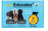 Mini Educator Dog Training e Collar - Educator ET-300 Remote Trainer System - Waterproof - Vibration Tapping Sensation with Bundle Soft Pet Grooming Glove