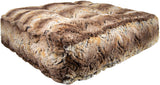 Bessie and Barnie Simba Luxury Extra Plush Faux Fur Rectangle Pet/Dog Bed (Multiple Sizes)
