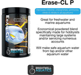 Brightwell Aquatics Erase CL P - Neutralizes Chlorine, Chloramines, Ammonia, Nitrite & Nitrate in Freshwater & Marine Aquariums, 20 Kg