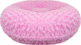 Bessie and Barnie Signature Cotton Candy Extra Plush Faux Fur Bagel Pet / Dog Bed (Multiple Sizes), S- 30"