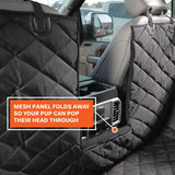 4Knines Floor Hammock for Crew Cab Trucks (Black, Passenger Side Split).