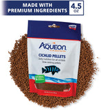 Aqueon Cichlid Slow Sinking Fish Food Pellets, Medium Size, 25 Ounce