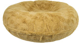BESSIE AND BARNIE Signature Honeymoon Luxury Shag Extra Plush Faux Fur Bagel Pet/Dog Bed (Multiple Sizes), M- 36"