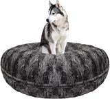 BESSIE AND BARNIE Signature Artic Seal Luxury Extra Plush Faux Fur Bagel Pet/Dog Bed (Multiple Sizes)