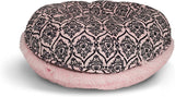 BESSIE AND BARNIE Signature Versailles Pink/Bubble Gum Luxury Shag Extra Plush Faux Fur Bagel Pet/Dog Bed (Multiple Sizes), L - 42"